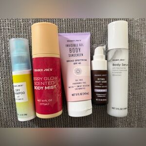 Trader Joe's Skincare and Body Care items